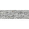 Carrelage effet parement Arcane gris 32x89 cm
