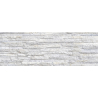 Carrelage effet parement Arcane blanc 32x89 cm