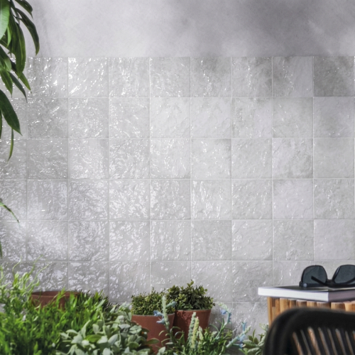 Carrelage piscine Zia white...