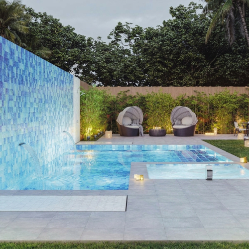 Carrelage piscine Zia blue...