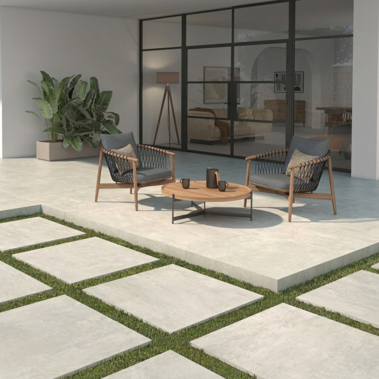 Dalle extérieur Arès 2.0 beige R11 60x60 cm