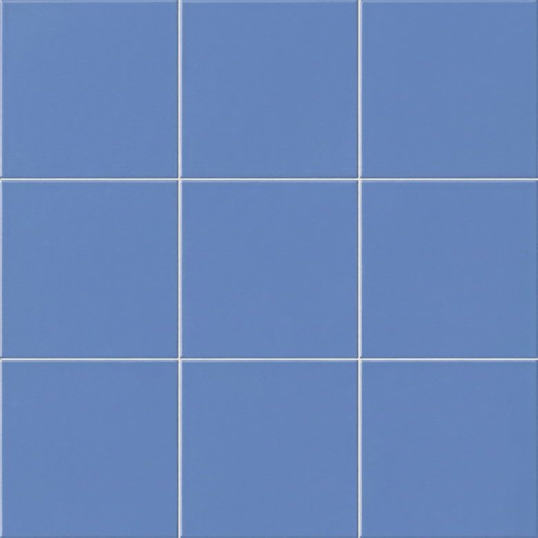 Carrelage mur Sunshine mat Bleu azur 20x20 cm