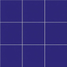 Carrelage mur Sunshine brillant Bleu marine 20x20 cm