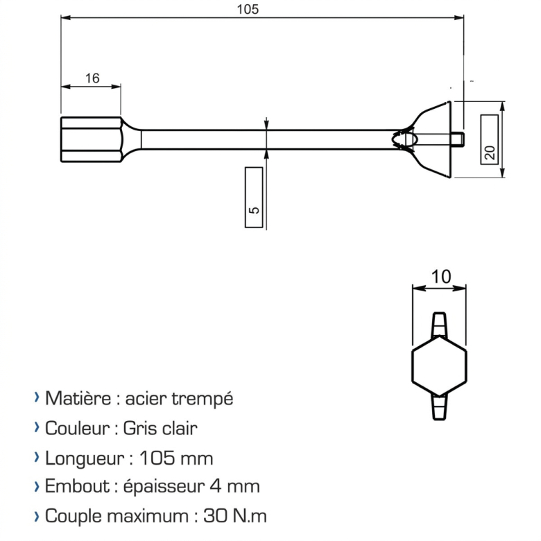 Embout pour plots cleman Jouplast