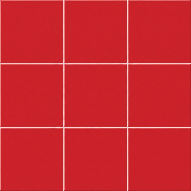 Carrelage mur Sunshine brillant Rouge 20x20 cm