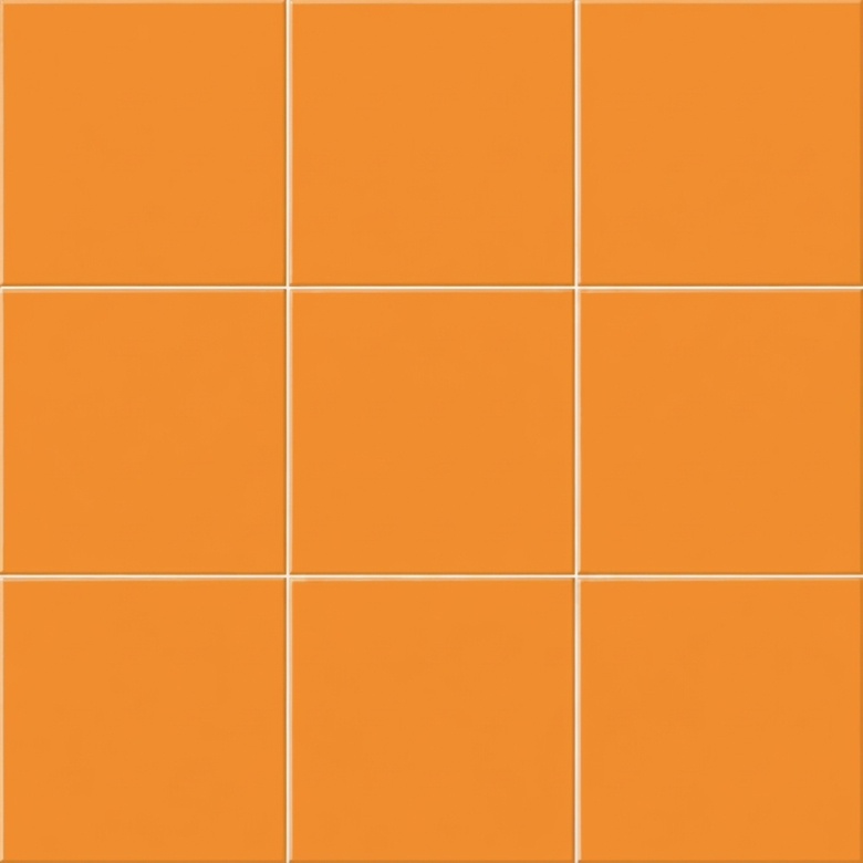 Carrelage mur Sunshine brillant Mandarine 20x20 cm