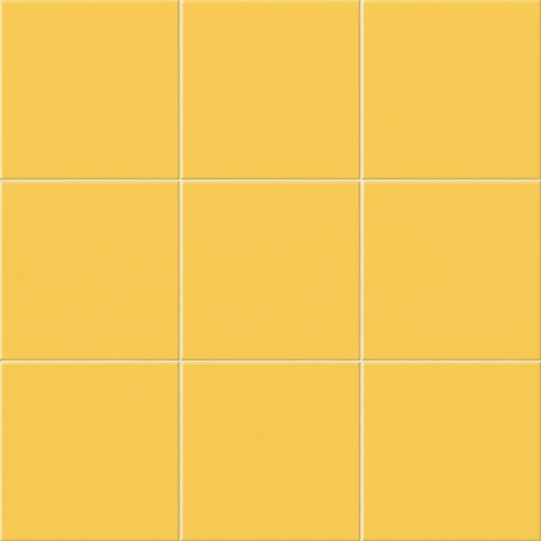 Carrelage mur Sunshine brillant Jaune 20x20 cm