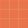 Carrelage mur Sunshine mat Orange 20x20 cm