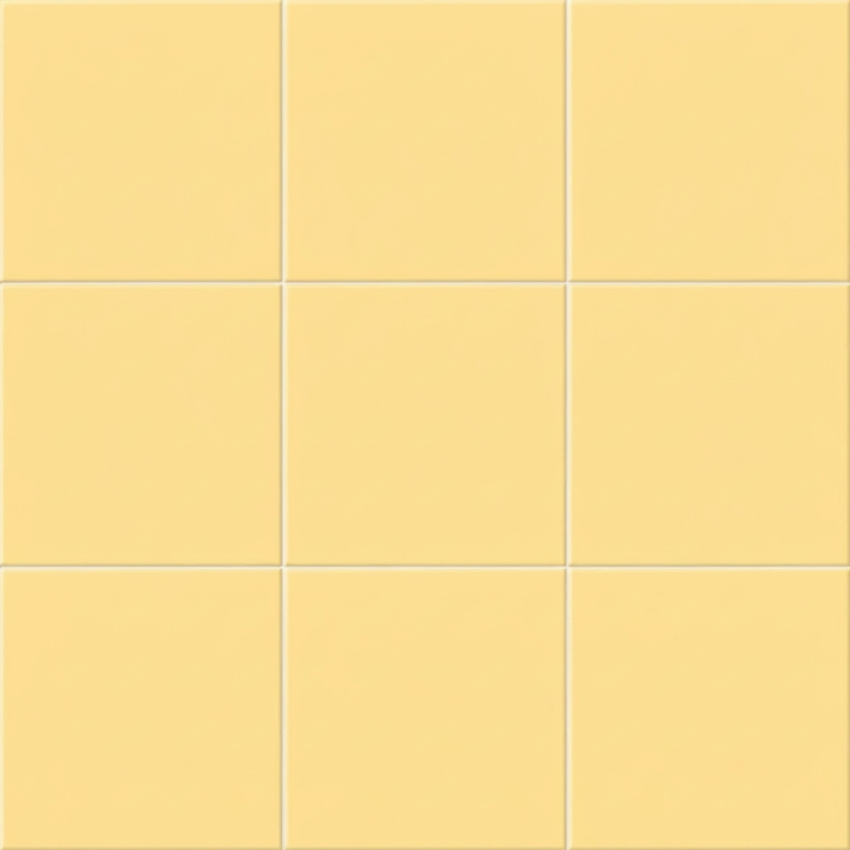 Carrelage mur Sunshine mat Jaune 20x20 cm