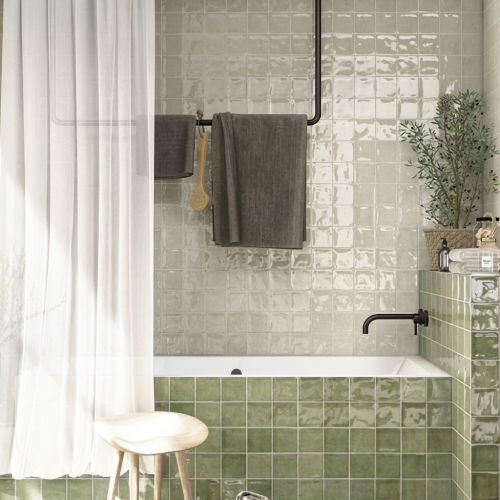 Carrelage mur effet zellige...