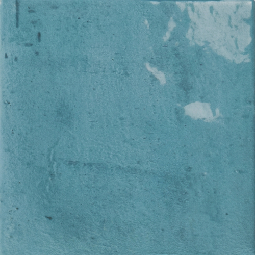 Carrelage mur effet zellige Médina bleu 13x13 cm