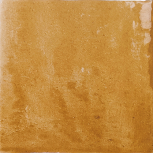 Carrelage mur effet zellige Médina ocre 13x13 cm