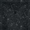 Receveur Terrazzo Schwarz lisse antidérapant 