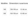 Portes de douche 2 portes coulissante Cosmos