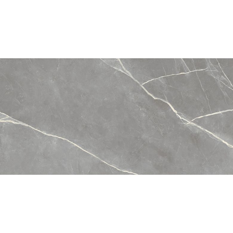 Carrelage sol poli effet marbre Joali argent 60120 cm