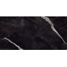 Carrelage sol effet marbre Joali noirmat60x120 cm