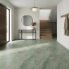Carrelage sol effet marbre Joali vert mat 60x120 cm