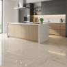 Carrelage sol poli effet marbre Joali ivoire 60*60 cm