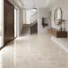Carrelage sol poli effet marbre Joali blanc grisé60120 cm