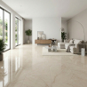 Carrelage sol poli effet marbre Joali ivoire 30*60 cm