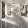 Carrelage sol poli effet marbre Joali argent120120 cm