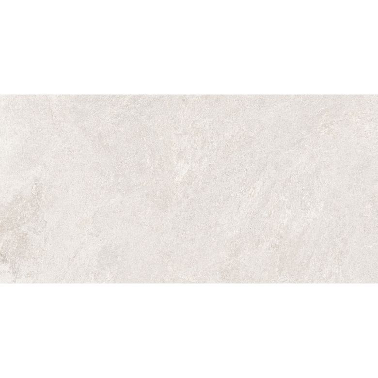 Carrelage sol effet pierre Maddalena blanc grisé60x120 cm