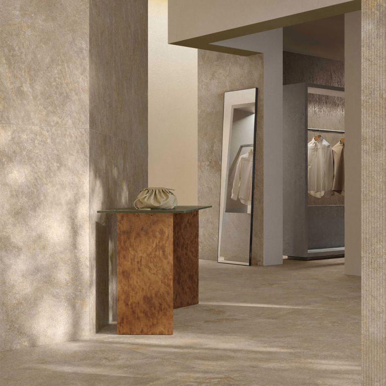 Carrelage sol effet pierre Maddalena beige30x60 cm