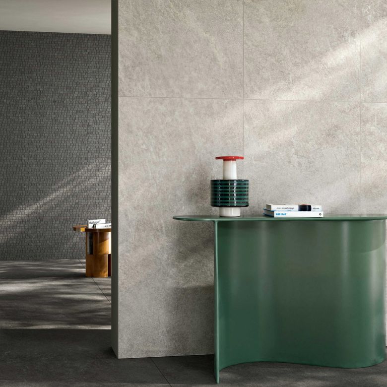 Carrelage sol effet pierre Maddalenaperle60x120 cm