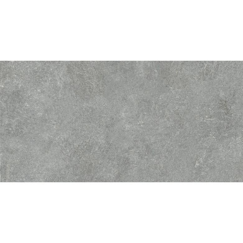Carrelage sol effet pierre Maddalena anthracite60x120 cm