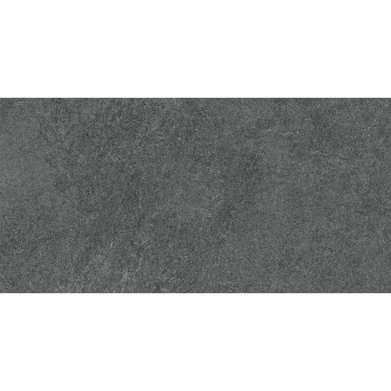 Carrelage sol effet pierre Maddalena noir30x60 cm