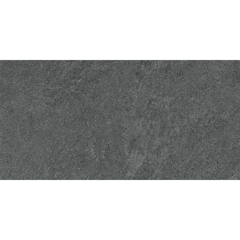 Carrelage sol effet pierre Maddalena noir30x60 cm