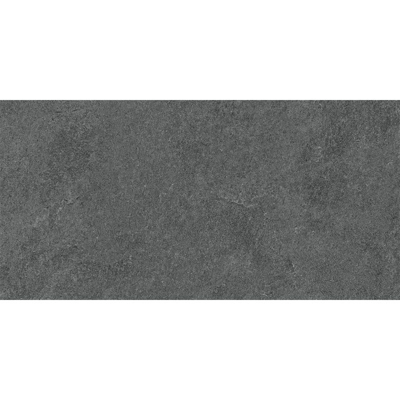 Carrelage sol effet pierre Maddalena noir30x60 cm