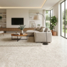 Carrelage sol effet marbre Joali blanc grisé mat 60x120 cm