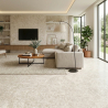 Carrelage sol effet marbre Joali blanc grisé mat 60x120 cm