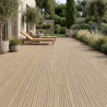 Carrelage sol extérieur effet bois Madera Haya R11 20*120 cm