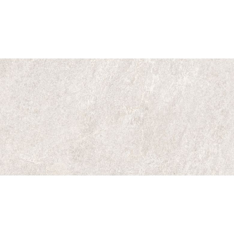 Carrelage sol extérieur effet pierreMaddalena blanc grisé R11 30x60cm