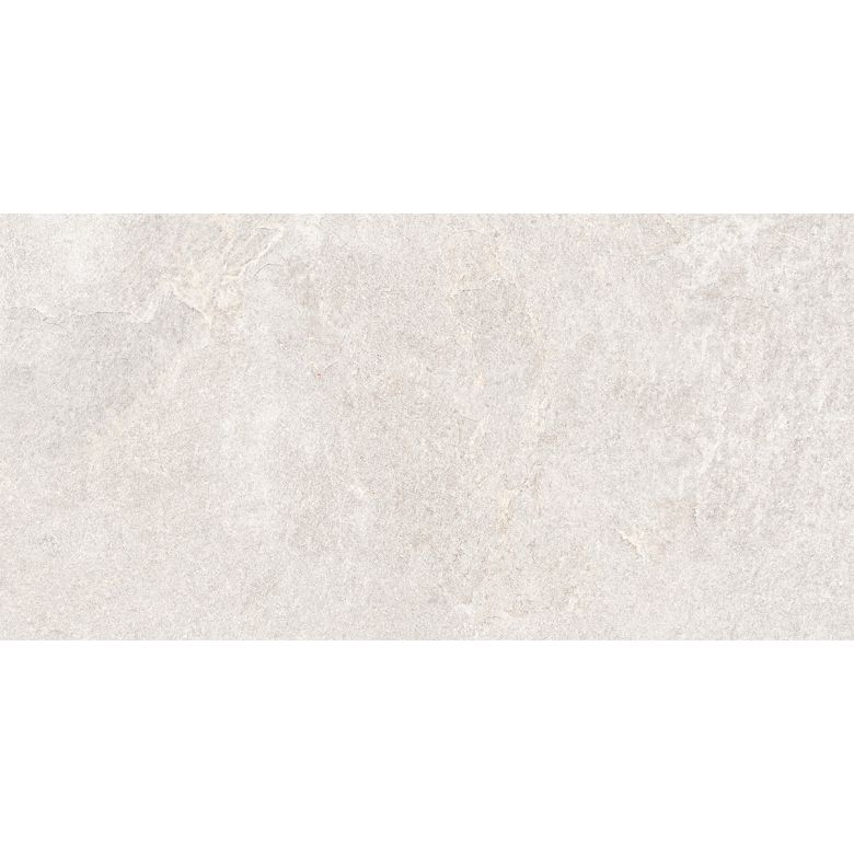 Carrelage sol extérieur effet pierreMaddalena blanc grisé R11 30x60cm