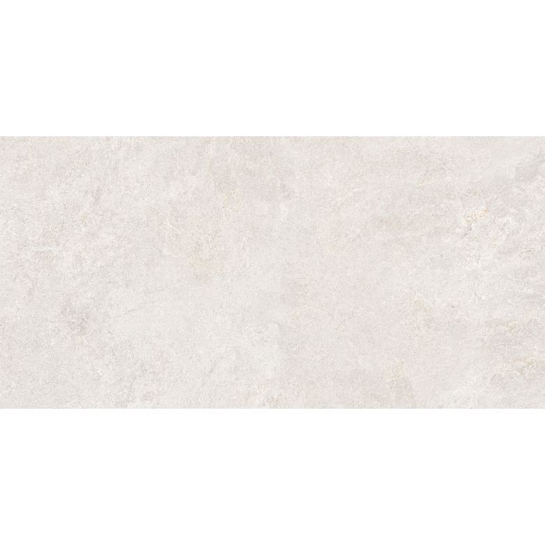 Carrelage sol extérieur effet pierreMaddalena blanc grisé R11 60120 cm