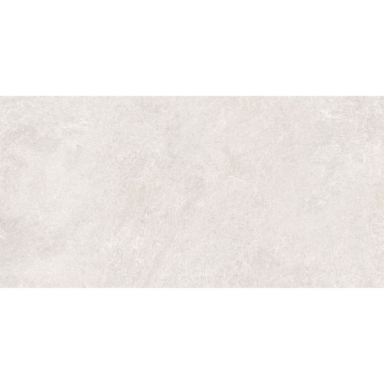Carrelage sol extérieur effet pierreMaddalena blanc grisé R11 60120 cm