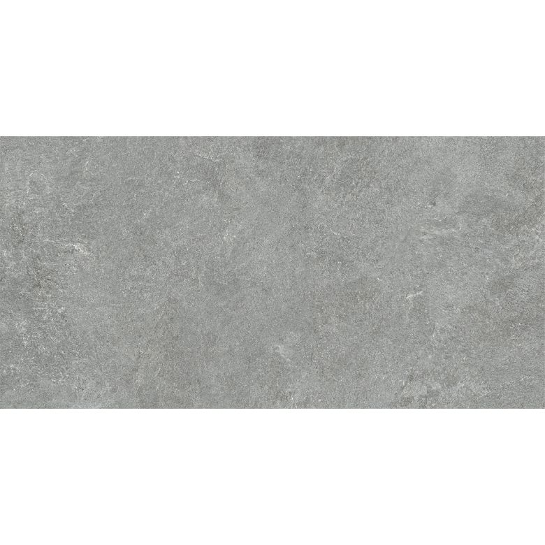 Carrelage sol extérieur effet pierre Maddalena anthracite R11 60120 cm
