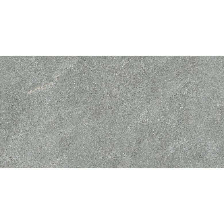 Carrelage sol extérieur effet pierre Maddalena anthracite R11 60120 cm