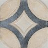Carrelage sol effet carreaux de ciment Talamanca Décor blanc 2020 cm