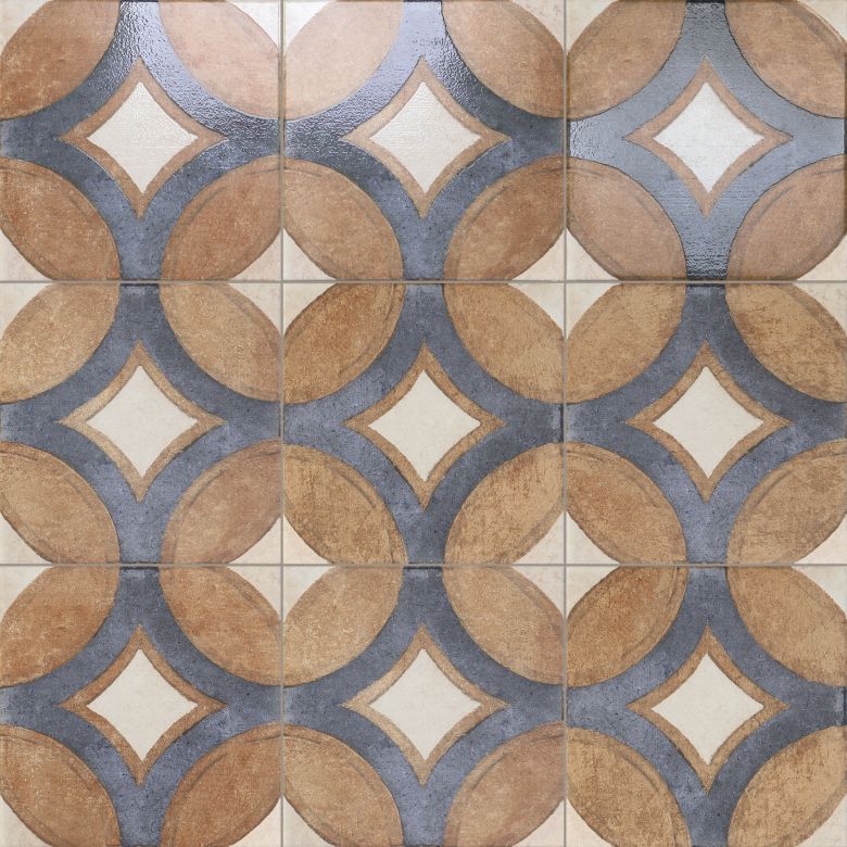 Carrelage sol effet carreaux de ciment Talamanca Décor naturel 2020 cm