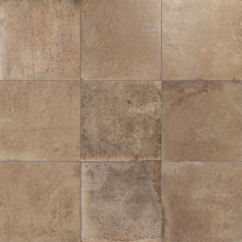 Carrelage sol Talamanca terre 20x20 cm