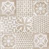 Carrelage sol effet carreaux de ciment Talamanca Kasma mix blanc 2020 cm