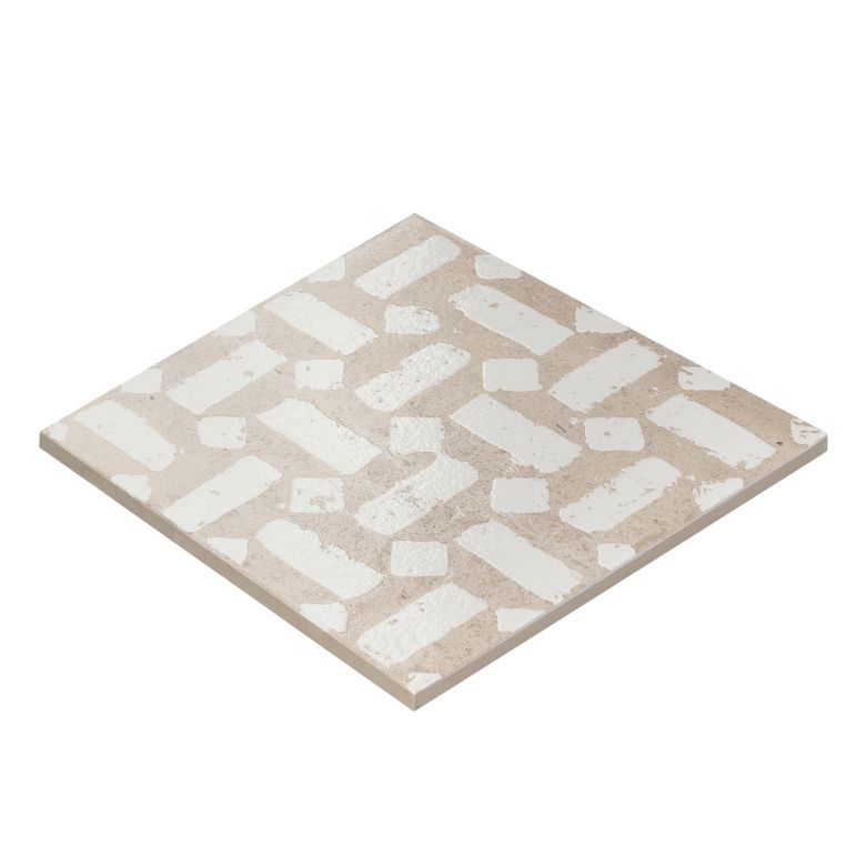 Carrelage sol effet carreaux de ciment Talamanca Kasma mix blanc 2020 cm