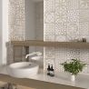 Carrelage sol effet carreaux de ciment Talamanca Kasma mix blanc 2020 cm