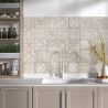 Carrelage sol effet carreaux de ciment Talamanca Kasma mix blanc 2020 cm