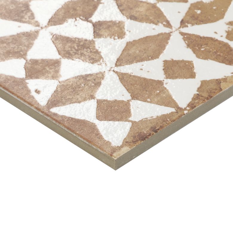 Carrelage sol effet carreaux de ciment Talamanca Kasma mix naturel 2020 cm