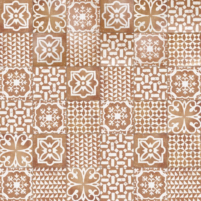Carrelage sol effet carreaux de ciment Talamanca Kasma mix naturel 2020 cm